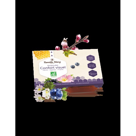 Добро зрение - Ampoules Confort visuel, 10 ампули за пиене