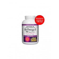 RxOmega-3 Maximum Triple Strength / Рибено масло, 1425 mg (900 mg EPA/DHA)х 150 софтгел капсули Natural Factors