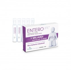 Пробиотик EnteroLife®, 2 млрд. активни пробиотици, 20 флакона х 5 ml