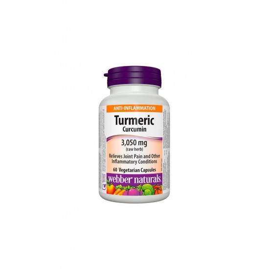 Turmeric Curcumin/ Куркума (куркумин) 600 mg x 60 капсули Webber Naturals