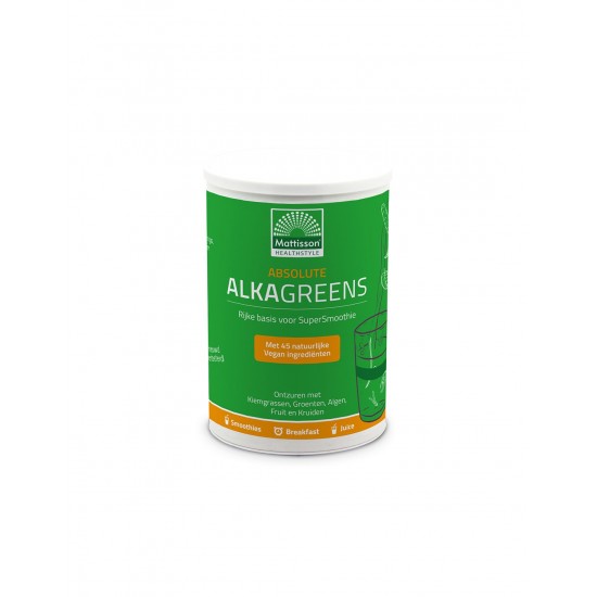 Алкално-киселинен баланс - Алка Грийнс - Absolute Alkagreens, 300 g прах