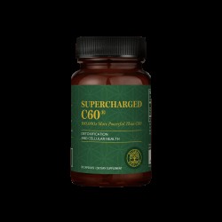 Supercharged C60® - Микроактивиран активен въглен, 30 капсули Global Healing