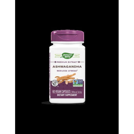 Ashwagandha/ Ашваганда 500 mg х 60 капсули Nature’s Way