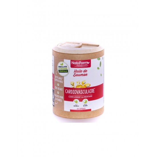 Когнитивна и сърдечна функция - Рибено масло от сьомга, 500 mg х 60 капсули