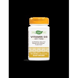 Vitamin D3 Dry Form/ Витамин D3 (сух) 400 IU х 100 капсули Nature’s Way