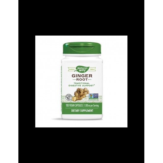 Ginger Root/ Джинджифил (корен) 550 mg х 100 капсули Nature’s Way