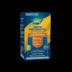 Fortify™ Optima Advanced Care Probiotic - Фортифай Оптима пробиотик + пребиотици, 100 милиарда активни пробиотици, 30 капсули Nature’s Way