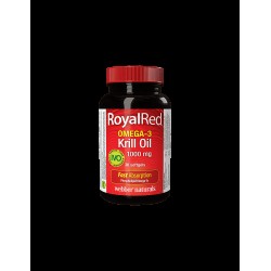 Omega-3 Krill Oil RoyalRed®/ Омега-3 Крил масло 1000 mg x 30 софтгел капсули Webber Naturals