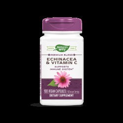 Echinacea & Vitamin C/ Ехинацея & Витамин C х 100 капсули Nature’s Way