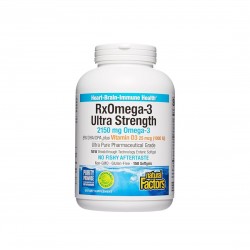 Rx Omega-3 Ultra Strength 2150 mg + Витамин D3 1000 IU, 150 софтгел капсули