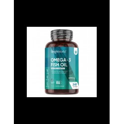 Омега-3 EPA – 660 mg / DHA – 440 mg - Рибено масло за сърцето, мозъка и зрението, 240 софтгел капсули за 4 месеца прием