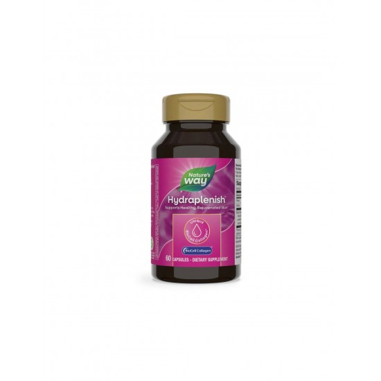 Колаген с хиалуронова киселина Hydraplenish® - Красива кожа и здрави стави, 500 mg, 60 капсули Nature’s Way