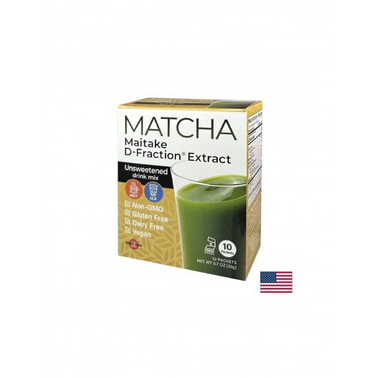Матча с екстракт от майтаке D-Fraction®, 10 пакетчета