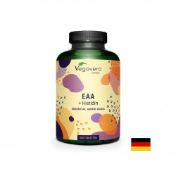 EAA+ Histidin/ Есенциални аминокиселини + Хистидин, 300 таблетки, 100% Vegan Vegavero