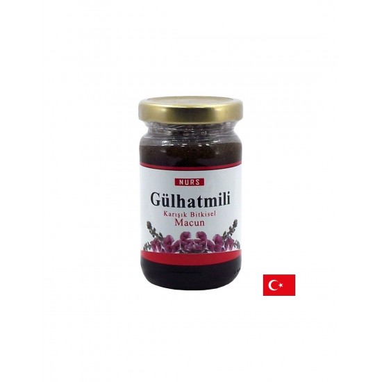 Билкова паста с пчелен мед и цвят от ружа - при кашлица и болки в гърлото, 120 g