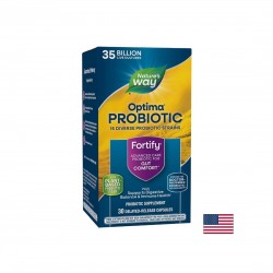 Fortify™ Optima®  Daily Probiotic + Prebiotic - Фортифай Оптима пробиотик, 35 милиарда активни пробиотици, 30 капсули Nature’s Way