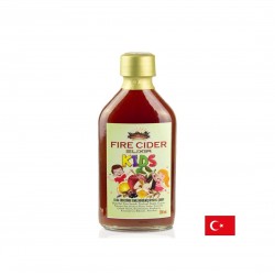 Имуноукрепващ еликсир за деца – ябълков оцет с мед и билки, 200 ml