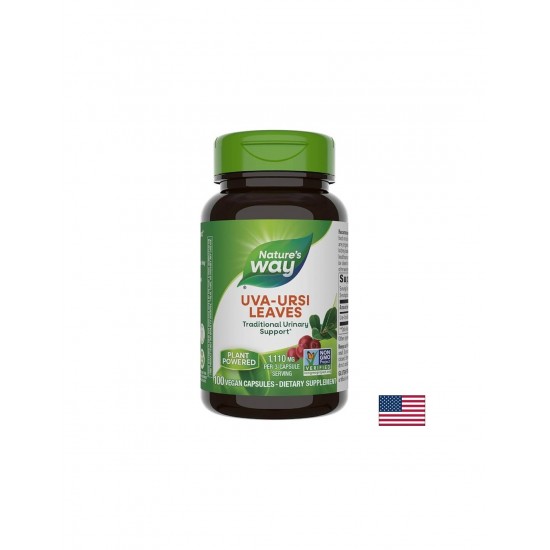 Uva Ursi Leaves/ Мечо грозде (лист) 480 mg х 100 капсули Nature’s Way