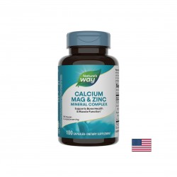 Calcium, Magnesium & Zinc/ Калций с Магнезий и Цинк х 100 капсули Nature’s Way
