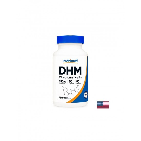 Дихидромирицетин - подкрепа при алкохолно натоварване - Екстракт от китайска лоза, 350 mg, 90 капсули за 3 месеца прием
