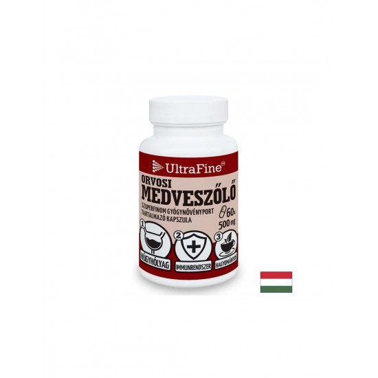 Уринарно здраве - Мечо грозде (лист), 500 mg x 60 капсули