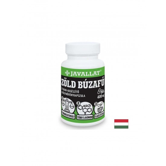 Черен дроб и добро храносмилане - Пшенична трева, 400 mg x 60 капсули