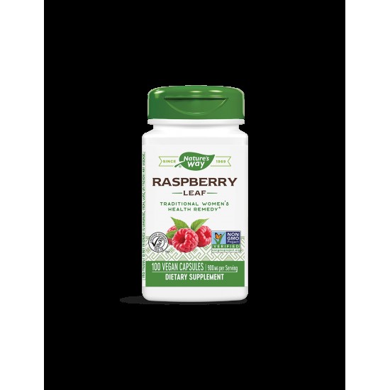 Raspberry Leaf/ Малина (лист) 450 mg x 100 капсули Nature’s Way