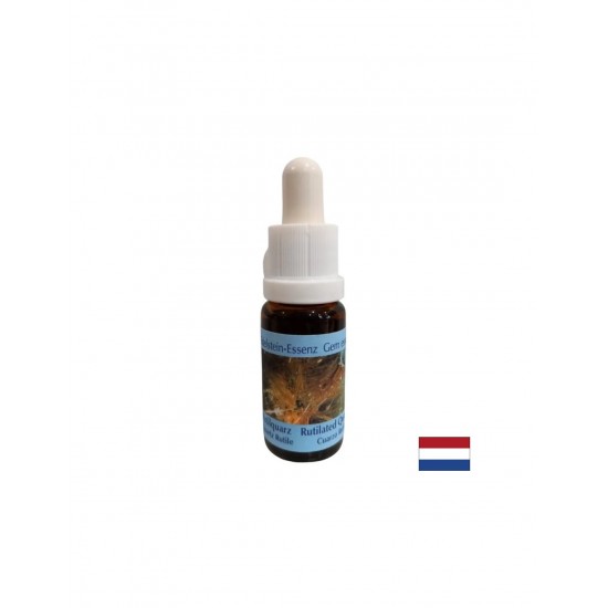 Подпомага позитивната трансформация и баланса - Есенция Рутилиран кварц № 13, капки 15 ml