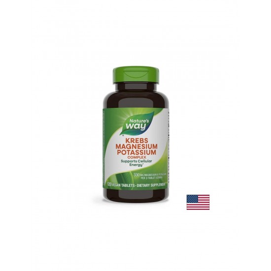 Krebs Magnesium Potassium Complex/ Магнезий и Калий (Биоактивен минерален комплекс) x 120 таблетки