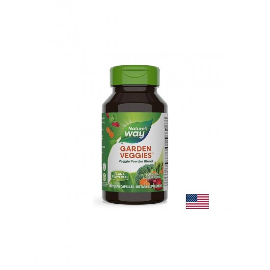 Зеленчуков антиоксидант Garden Veggies - Силен имунитет и клетъчно здраве, 60 капсули Nature’s Way