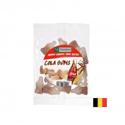 Дъвчащи желирани бонбони с вкус на кола (без захар), 100 g