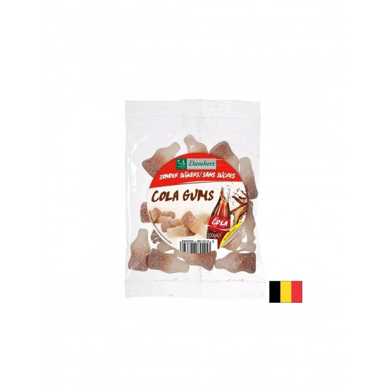 Дъвчащи желирани бонбони с вкус на кола (без захар), 100 g