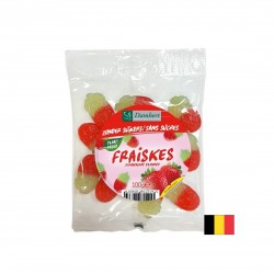 Дъвчащи бонбони с вкус на ягода (без захар), 100 g