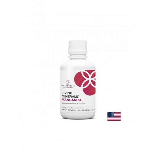 За здрави кости, стави и кожа - Манган Living Minerals, 473 ml
