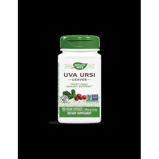 Uva Ursi Leaves/ Мечо грозде (лист) 480 mg х 100 капсули Nature’s Way