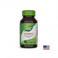 Витамин C с шипка - Vitamin C with Rose Hips 500 mg, 100 капсули Nature’s Way