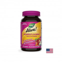Alive! Womens Gummy Multivitamin / Алайв! Мултивитамини за жени, 60 желирани таблетки Nature’s Way