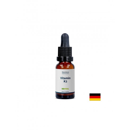 Витамин K2 (менахинон МК-7) - Костно здраве и калциев баланс, 20 ml капки, 75 дози