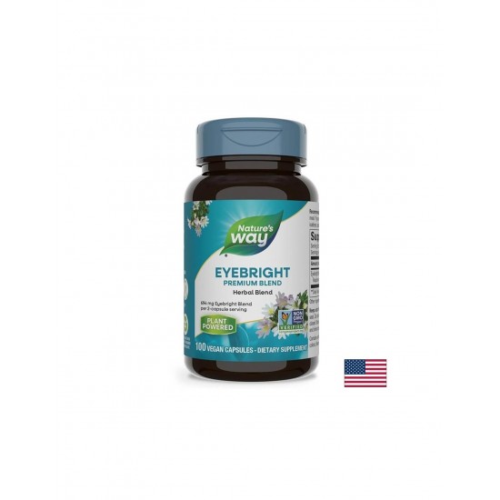 Eyebright - Очанка (смес) - В подкрепа на зрението,100 капсули Nature’s Way