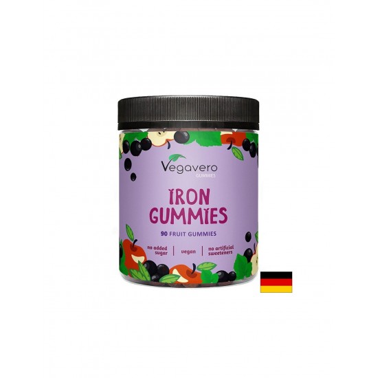 Желязо (лактат) - При анемия, умора и отпадналост, 90 желирани таблетки