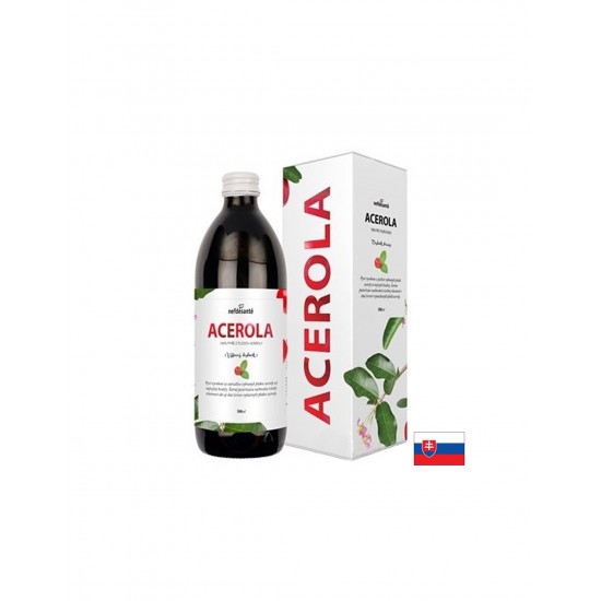 Сок от ацерола – естествен източник на витамин C за имунитет и жизненост, 500 ml