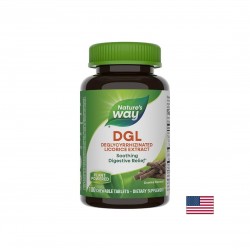 DGL - Deglycyrrhizinated Licorice Extract/ ДиДжиЕл - Деглициризиран сладник / Женско биле х 100 дъвчащи таблетки Nature’s Way