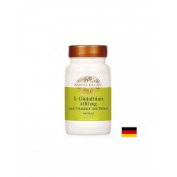 L-глутатион с витамин C и селен - За детокс и антиоксидантна защита, 60 капсули
