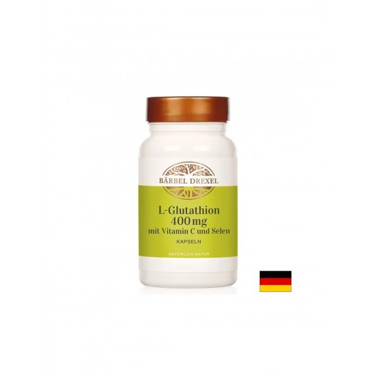L-глутатион с витамин C и селен - За детокс и антиоксидантна защита, 60 капсули