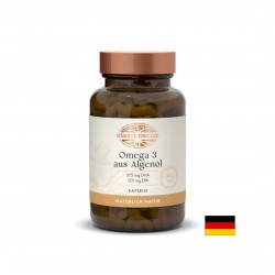 Омега-3 от водорасли (375 mg DHA/ 125 mg EPA) - За концентрация, зрение и здраво сърце, 500 mg х 30 капсули