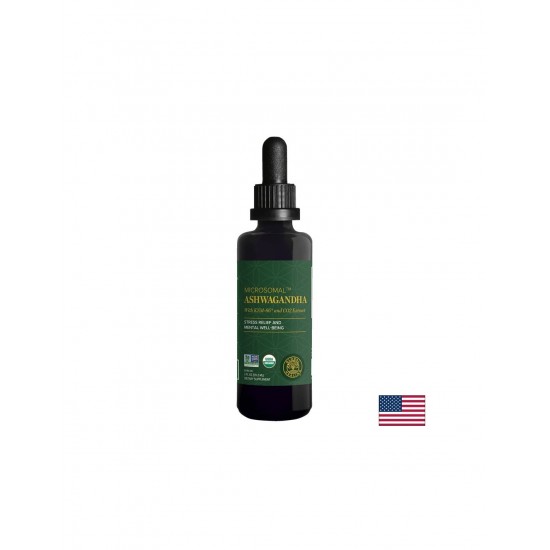 Ашваганда KSM-66® – За адаптация към стреса и психически баланс, 59.2 ml капки Microsomal™