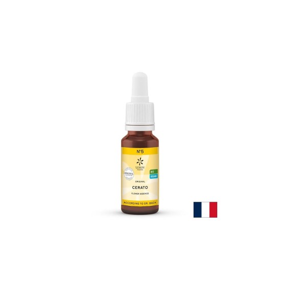 Цветна есенция Цератостигма (Cerato) N°5 – Вътрешна сигурност и доверие в себе си, 20 ml капки