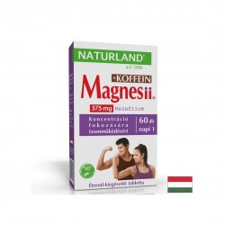 Магнезий 187.5 mg + Кофеин 50 mg – Енергия и мускулен тонус, 60 таблетки
