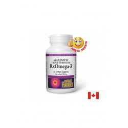 Рибено масло RxOmega-3 Maximum – 900 mg EPA-DHA, 30 софтгел капсули