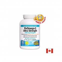 Rx Omega-3 Ultra Strength 2150 mg + Витамин D3 1000 IU, 150 софтгел капсули